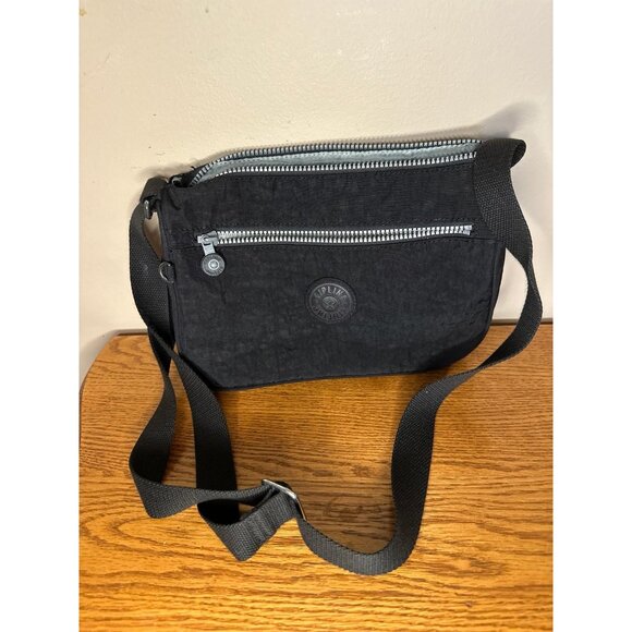 Kipling Handbags - Black Kipling purse crossbody bag adjustable straps zippers